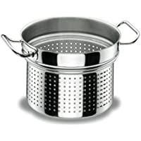 Lacor Profesional 72423 - Cuecepastas sin tapa- 24 cm en acero inoxidable 18-10
